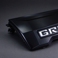 Panneau de garniture de hayon noir brillant avec inscription GREATWALL pour GWM Poer Cannon Pickup, vente directe d'usine