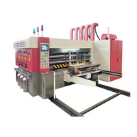 Vente d'usine : Machine de découpe rotative entièrement automatique pour imprimante, machine de fabrication de boîtes en carton ondulé 3-7 couches