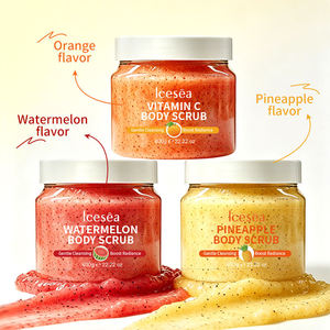 Ensemble de gommages corporels à l'ananas, à la vitamine C et à la pastèque, marque privée, exfoliant, éclaircissant, hydratant pour peaux sèches, OEM - Product Image 2