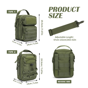 <span class=keywords><strong>Sac</strong></span> <span class=keywords><strong>à</strong></span> <span class=keywords><strong>dos</strong></span> tactique polyvalent et pochette attachable, <span class=keywords><strong>sac</strong></span> léger multi-compartiments, sangles réglables pour la randonnée, le camping et les voyages - Product Image 5