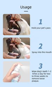 USMILEPET Spray Dental para <span class=keywords><strong>Perros</strong></span> a <span class=keywords><strong>Precio</strong></span> de Fábrica Elimina La Placa de Sarro y Refresca el Aliento - Product Image 6