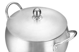 Marmite <span class=keywords><strong>de</strong></span> cuisine personnalisée d'usine <span class=keywords><strong>de</strong></span> bonne qualité bon marché avec casserole marmite en aluminium - Product Image 3