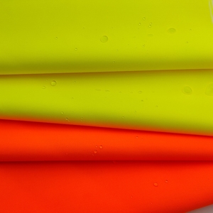 EN20471 EN343 Vải Đồng Phục Áo Ba Lỗ Làm Việc 300D Polyester Chống Thấm Nước Huỳnh Quang Cao Cấp Chống Thấm Nước - Product Image 3