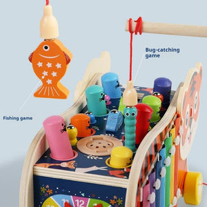 Lion Montessori en bois Whack-a-<span class=keywords><strong>mole</strong></span> Jeux Jouets Magnétique Musical Xylophone Jouets Vente en gros - Product Image 2