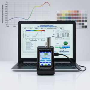 Spectrophotomètre numérique portable Sensegood, mesure de la couleur CIE LAB, appareil portable visible pour laboratoire, DeltaE DE DL Da Db - Product Image 1