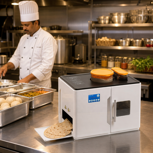 Máquina Comercial Inteligente para Hacer Roti, 110V/220V, Totalmente Automática, Eléctrica, para Restaurantes, Hoteles, Cantinas, OEM Disponible, 1 Año de Garantía - Product Image 2
