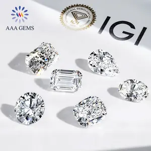 Wholesale Cheapest CVD Diamond Price 0.5ct - 5 Carat IGI Certified Diamond Oval Lab Grown Synthetic CVD HPHT Diamond Loose