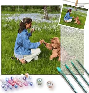 Kit de Pintura <span class=keywords><strong>por</strong></span> Números Personalizado para Pinturas al Óleo con Fotos - Crea Tu Propia Decoración de Pared para el Hogar y Arte Decorativo de Pared - Product Image 1