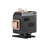 Nouveau niveau laser vert industriel en gros avec base rotative intégrée, infrarouge, haute précision, auto-nivelant électronique 3 points, lithium