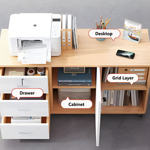 Classeurs en <span class=keywords><strong>bois</strong></span> pour bureau Grandes armoires de rangement pour salon - Product Image 2