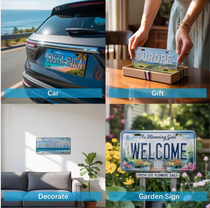 Placa de Matrícula Vacacional Multiusos Económica en Oferta, Etiqueta de Aluminio para Recuerdo de Viaje/Promoción de Florida/Hawái, Impresión Personalizada - Product Image 5