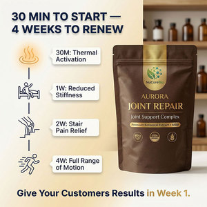 OEM ODM Etiqueta Privada Extracto Herbal <span class=keywords><strong>en</strong></span> Polvo para el Soporte de Articulaciones Glucosamina Sulfato Cúrcuma Curcumina 95% Boswellia MSM Quercetina - Product Image 4