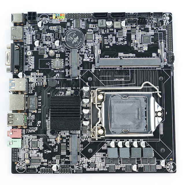Brand New H81 LGA1150 Socket I3 I5 I7 Processor 8GB DDR3 USB3.0 All-in-one PC Motherboard for Win7 Win10 System