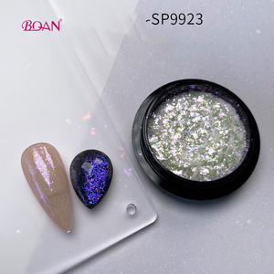 Polvo de Purpurina para <span class=keywords><strong>Uñas</strong></span> de Alto Brillo, 6 Colores, Nuevo Diseño <span class=keywords><strong>2021</strong></span> - Product Image 2