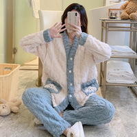 Pyjama en coton pyjama de nuit court pyjama de nuit uni ensemble de pyjamas de nuit pour femmes