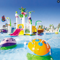 Exciting Spray Amusement Park Water Cannon Splash pad Parc aquatique interactif pour enfants Parcs d'attractions