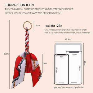 Llavero <span class=keywords><strong>de</strong></span> moda con borlas, colgante <span class=keywords><strong>para</strong></span> bolso con borlas, accesorios al por mayor <span class=keywords><strong>para</strong></span> llaveros <span class=keywords><strong>de</strong></span> coche con flecos <span class=keywords><strong>de</strong></span> <span class=keywords><strong>cuero</strong></span> y cinta <span class=keywords><strong>de</strong></span> seda. - Product Image 4