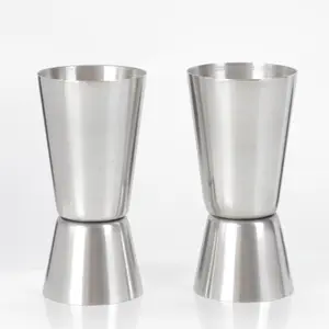 In Acciaio Inox Tazze di Misurazione 25/50ml Eco-Friendly di Miscelazione Tazza di Liquore Barista Bar