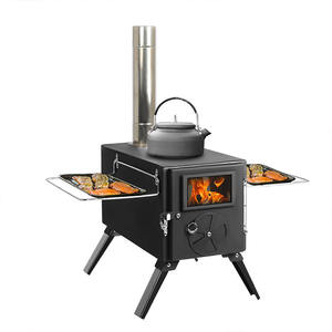 Réchaud <span class=keywords><strong>de</strong></span> camping multifonction portable avec tube <span class=keywords><strong>de</strong></span> tuyau <span class=keywords><strong>de</strong></span> <span class=keywords><strong>cheminée</strong></span> pour grilles <span class=keywords><strong>de</strong></span> camping <span class=keywords><strong>de</strong></span> tente - Product Image 1