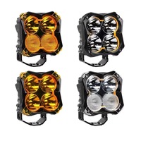 Projecteurs LED de Conduite de 5 Pouces Double Couleur 48W Faisceau Large/Étroit Combiné Lentilles Multiples Lumière LED 24V pour Camions Véhicules Tout-Terrain