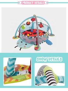 Tappetino Gioco Educativo 3-in-1 KSF Anti-Urina, Tappeto <span class=keywords><strong>per</strong></span> Gattonare, Gioco Oceanico, Rack Fitness, Piscina di Palline con Tessuto Non Tessuto <span class=keywords><strong>per</strong></span> Neonati - Product Image 2