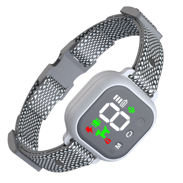 High Sensitivity LED Color Screen Pet Shock Collar Waterproof Safe Stop Barking Training Anti Bark Collar Dog Shock Collar