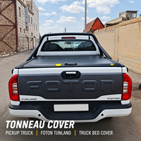 Couverture de benne rétractable en aluminium pour pick-up Ford Ranger D-Max Hilux Revo Navara Triton L200