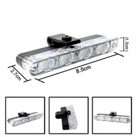 Luz LED para rejilla de coche, luz estroboscópica para capó, rojo, azul, emergencia, Control remoto inalámbrico, señal de Flash, lámpara de advertencia de baliza de bombero