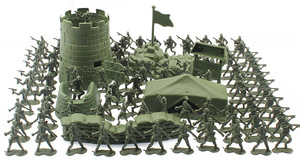 100 piezas/juegos de monedas de alta calidad de 4 centímetros de la Segunda Guerra Mundial de EE. UU. Set de Figuras de Acción de Soldados, Set de Juguetes para Niños - Product Image 5