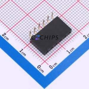 HC-PM254-8.5H-1x6PW Pin Socket Bent Lead Through Hole,P=2.54mm Connector 1x6P 2.54mm Square Hole Right Angle Insert - Product Image 1