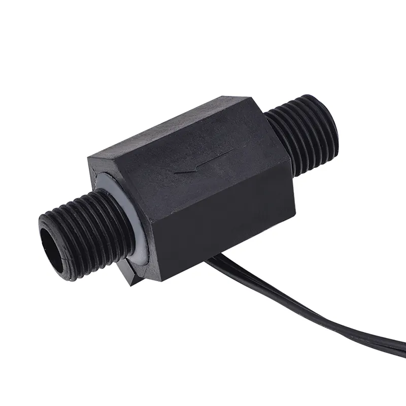 Mini Plastic Electronic Reed Contact magnetic Paddle Water Liquid flow switches sensor for Solenoid Valve