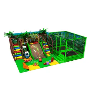 작은 정글 짐 나무 상업용 키즈 소프트 플레이 센터 실내 놀이 도구 판매