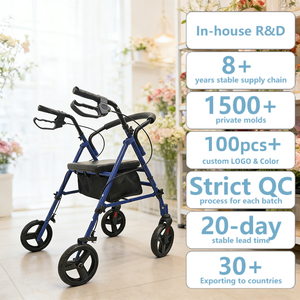Simplywalk Deambulatore in Acciaio 136kg Antiscivolo per Anziani, Attrezzatura per Riabilitazione a Lungo Termine con Certificazione MDR CE - Product Image 1