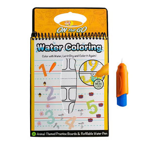Barato uso educativo temprano niños aprendizaje número reutilizable portátil mágico agua dibujo libro - Product Image 3