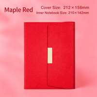 Ensemble de papeterie de bureau de luxe avec logo personnalisé pour cadeau d'entreprise, ensemble de cadeaux magnétiques, ensemble de cadeaux en cuir PU, ensemble de cadeaux avec carnet