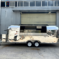 Truk Makanan Kustom, Katering Komersial, Dapur Bergerak, Trailer Makanan Lengkap, Truk Pizza Siap Pakai Dijual