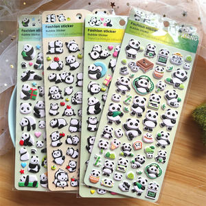 Pegatinas de Animales con Efecto 3D, Lindas Pegatinas de Panda de Espuma VA para Recompensas Escolares - Product Image 1