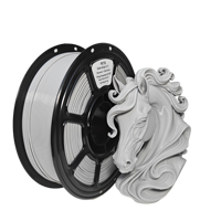 Filament PETG 1,75 mm haute résistance, résistant à l'eau et aux chocs, et transparent comme du cristal