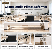 MJD Fitness Appareil de Pilates Reformer en Bois d'Érable de Haute Qualité et Durable, Machine Classique avec Couleur et Logo Personnalisés