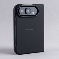 Étui en cuir vegan de qualité supérieure Trogonic pour iPhone Duo avec anneau magnétique intégré, coque arrière protectrice antichoc