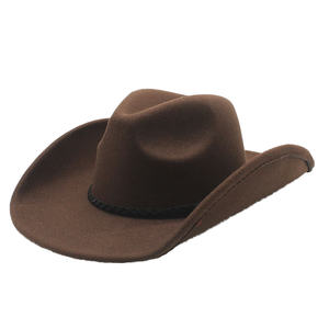 Sombreros de Vaquero Unisex al por Mayor, Sombreros de Vaquero Occidentales de Ala Ancha de Poliéster/Algodón para Hombres y Mujeres, Ideales para Fiestas y Actividades al Aire Libre - Product Image 1