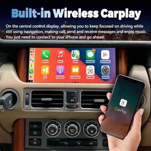 Autoradio multimédia Android 15 QLED 10,25 pouces avec CarPlay pour Land Rover Range Rover V8 L322 2002-2012, écran tactile, USB, garantie 1 an - Product Image 1