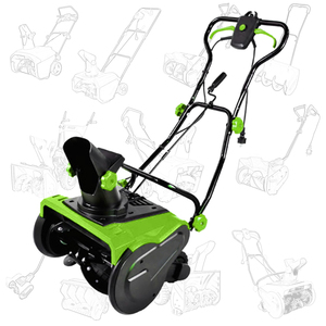 Souffleuse à neige électrique VERTAK 2000W, déneigeuse autoportée, puissante et durable, pour jardin et cour - Product Image 3