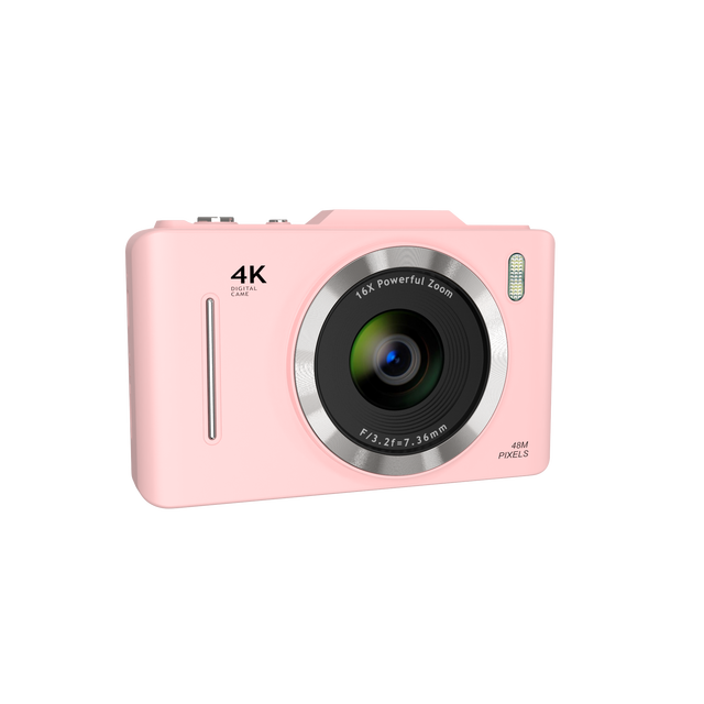 1080P FHD Compact Digital Camera 44MP 16X Digital Zoom Portable Vlogging Camera for Kids Students and Beginners