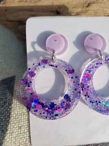 Pendientes de resina de moda, estilo ligero y cómodo, perfecto para uso diario, fiestas y combinación con atuendos modernos, accesorios de moda - Product Image 6