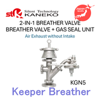 STK-KANEKO Valve de purge de transmission auto-actuée en acier inoxydable série KGN, unité d'étanchéité au gaz à raccordement par bride pour réservoir