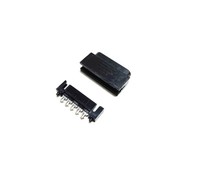 Enchufe SATA de 5 pines, montaje de tira de alimentación SATA15P, puerto serie macho, Conector de cobre para disco duro SSD DIY para PCB RF FPC UHF