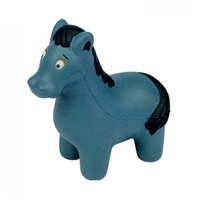 Balle anti-stress promotionnelle en PU motif vache laitière, personnalisable avec logo, de haute qualité, jouet anti-stress portable imprimé en sérigraphie