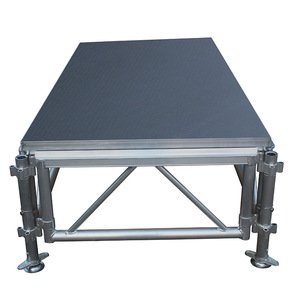 Escalera de escenario portátil para <span class=keywords><strong>dj</strong></span>, escalones de plataforma de aluminio, 10x10 etapas - Product Image 5