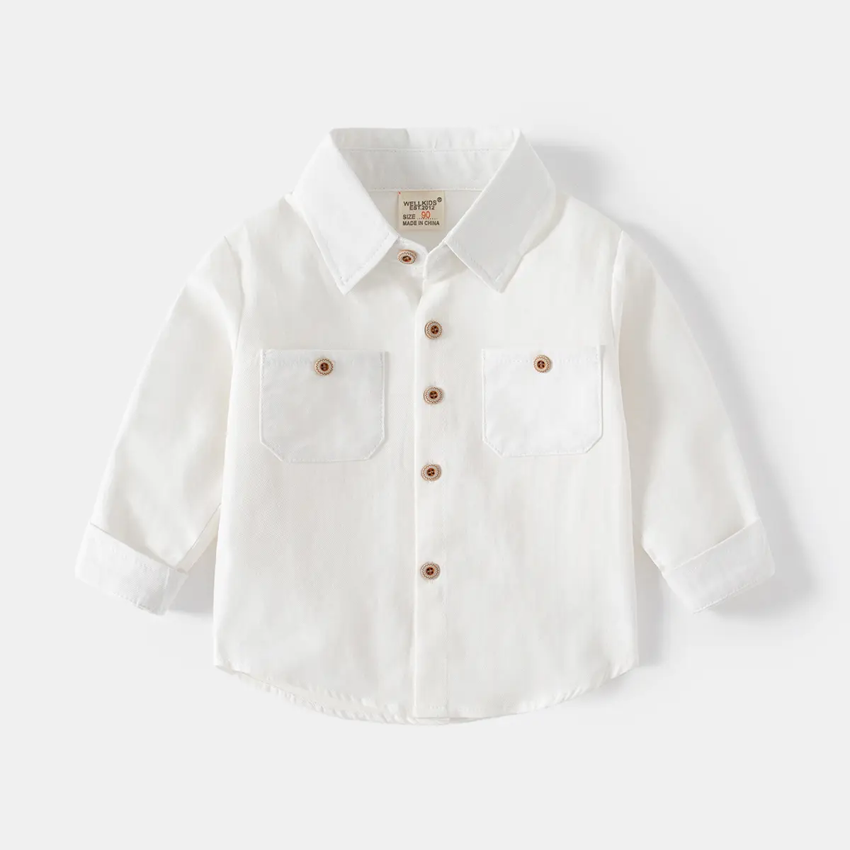 В наличии, оптовая продажа, хлопковая рубашка для маленьких мальчиков, повседневная детская рубашка, рубашки с длинным рукавом